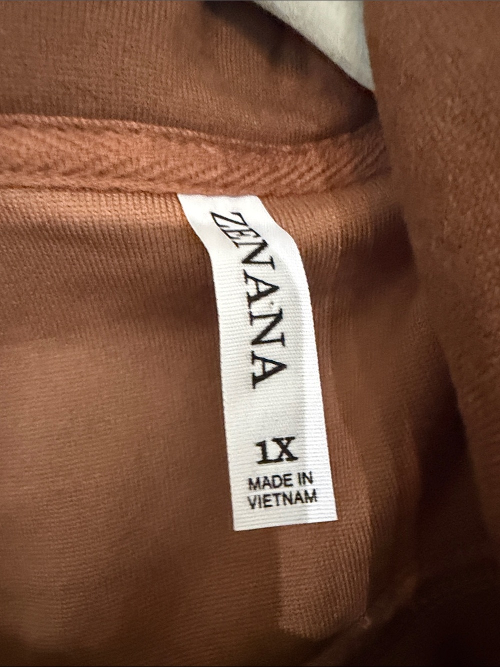 Zenana Shacket in Medium Brown - Picture 3 of 3